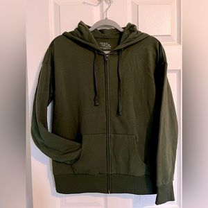 Olive Green Zip up